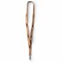Kurk zeefdruk lanyard