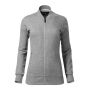 Sweatshirt women's Bomber dark grey melange S