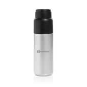 Thermocup RCS recycled geisoleerde fles met beker 500ml, zilver Thermocup RCS recycled geisoleerde fles met beker 500ml, zilver