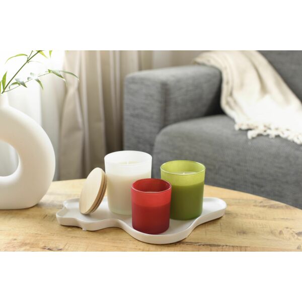 Glazen kaars Matthew zwart Glazen kaars Matthew zwart