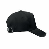 BICCA CAP - Biologische katoenen pet 250g - Zwart