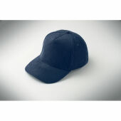 WALE - 5 panelen corduroy baseballcap - Blauw