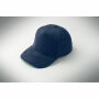 WALE - 5 panelen corduroy baseballcap - Blauw