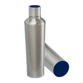 donkerblauw, zilver