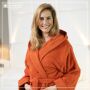 Bathrobe Hooded Dark Green, L/XL, 420 gr/m²