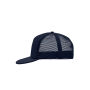 5 Panel Flat Peak Cap navy/navy one size