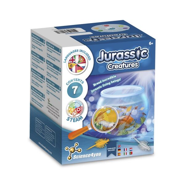 Jurassic Pets Kit II. Educatief spel geleverd met een kraftpapier cadeauzakje (115 g/m²), uit FSC™ gecertificeerd materiaal en andere gecontroleerde materialen