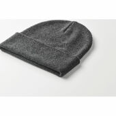 BEANIX - Gebreide muts met boord - Steengrijs