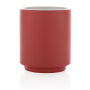 Keramische stapelbare mok 180 ml, rood