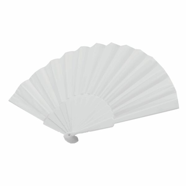 Folding fan COOL RPET white