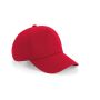 AUTHENTIC 5 PANEL CAP, CLASSIC RED, One size, BEECHFIELD