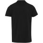 Graphite 180 g/m² unisex OCS organische polo met korte mouwen - Zwart - XS