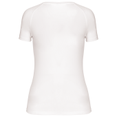 Dames sport-T-shirt V-hals White XXL