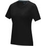 Azurite dames T-shirt met korte mouwen biologisch textiel - Zwart - XS