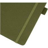 Honua A5 notitieboek van gerecycled papier met gerecyclede PET cover - Bosgroen