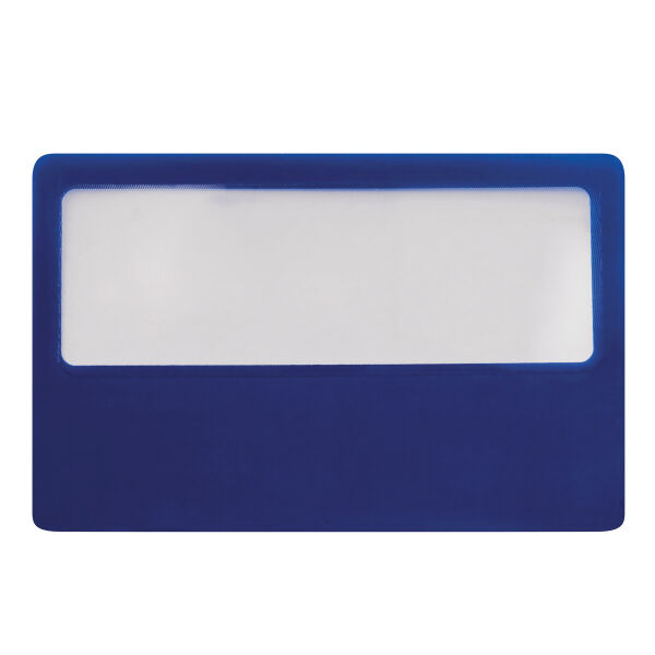 SUPPORT - Loep in handig creditcard-formaat blauw SUPPORT - Loep in handig creditcard-formaat blauw