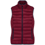 Ladies' lightweight sleeveless down jacket Wine XXL
