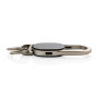 Keyfinder sleutelhanger met wereldwijd lokaliseren en USB C, zwart, grijs