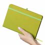 Gerecycled notitieboekje A5 Bloom lime