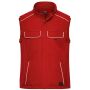 Workwear Softshell Vest - SOLID - red 6XL