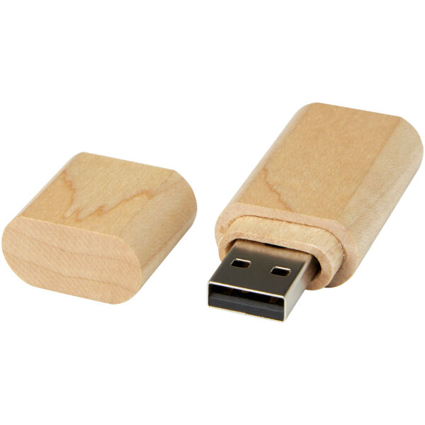 Houten USB 2.0 met sleutelring - Lichtbruin - 32GB