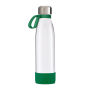 Fles RETUMBLER-myTOULON GLASS - groen, zilver, transparant Fles RETUMBLER-myTOULON GLASS - groen, zilver, transparant