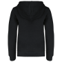 Kinder Sweater met gecontrasteerde capuchon Black / Fine Grey 12/14 jaar Kinder Sweater met gecontrasteerde capuchon Black / Fine Grey 12/14 jaar