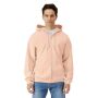 Gildan Sweater Hooded Full Zip Softstyle 3G1 Dusty Rose-2XL