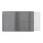 CreativDesign® ID-kaarthouder "Euro" velours folie grijs met inlegvel