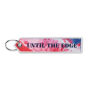 Full color bedrukte sleutelhanger met driehoekig uiteinde