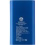 Juice type-C draadloze powerbank van 4000 mAh van gerecycled aluminium - Koningsblauw