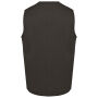Bodywarmer polykatoen multizakken Dark Grey 4XL