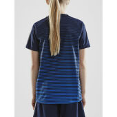 *Pro Control stripe jersey jr navy/cobolt 122/128