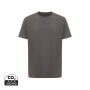 IQONIQ Kakadu relaxed gerecycled katoen t-shirt, antraciet (L)