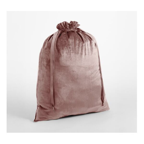 VELVET GIFTBAG WITH RIBBON DRAWSTRING