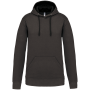 Sweater met contrasterende capuchon Dark Grey / Black XXL