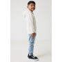 IQONIQ Yengo kids recycled katoen hoodie met steekzakken, ivory white (910)