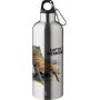 Gerecyclede roestvrijstalen dubbelwandige fles (500 ml) Lysandra zwart