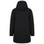 Duurzaam waterdicht uniseks jasje met sherpavoering black XS