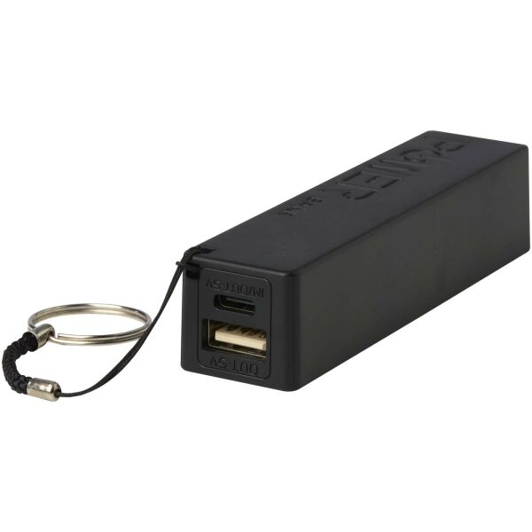 WS104 2000/2200/2600 mAh powerbank - Zwart - 2600mAh WS104 2000/2200/2600 mAh powerbank - Zwart - 2600mAh