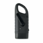 CRANCH - Zonnezaklamp met dynamo - Zwart