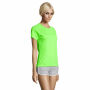 SPORTY WOMEN - SPORTYdames t-shirt 140g - L - Neon Groen