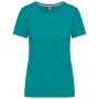 Dames-T-shirt met antibacteriële behandeling Teal Blue M