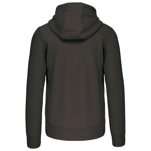 Hooded Sweater Met Rits Dark Grey 3XL