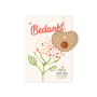 Blossombs - Kaart - Bedankt - Hanger hart Blossombs - Kaart - Bedankt - Hanger hart