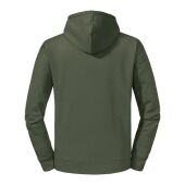 RUS Men Authentic Hooded Sweat, Olive, XL