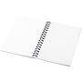 Desk-Mate® A6 spiraal notitieboek met PP-omslag - Wit/Zwart - 50 pages