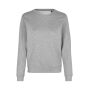 Sweatshirt | biologisch katoen | dames - Lichtgrijs gemêleerd, XS