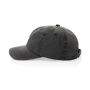 BEAU AWARE™ Washed 6 panel 270gsm cotton twill cap, zwart BEAU AWARE™ Washed 6 panel 270gsm cotton twill cap, zwart