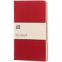 Moleskine Cahier Journal L - effen - Cranberry rood Moleskine Cahier Journal L - effen - Cranberry rood